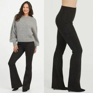 SPANX TALL Faux Suede Flare Pants